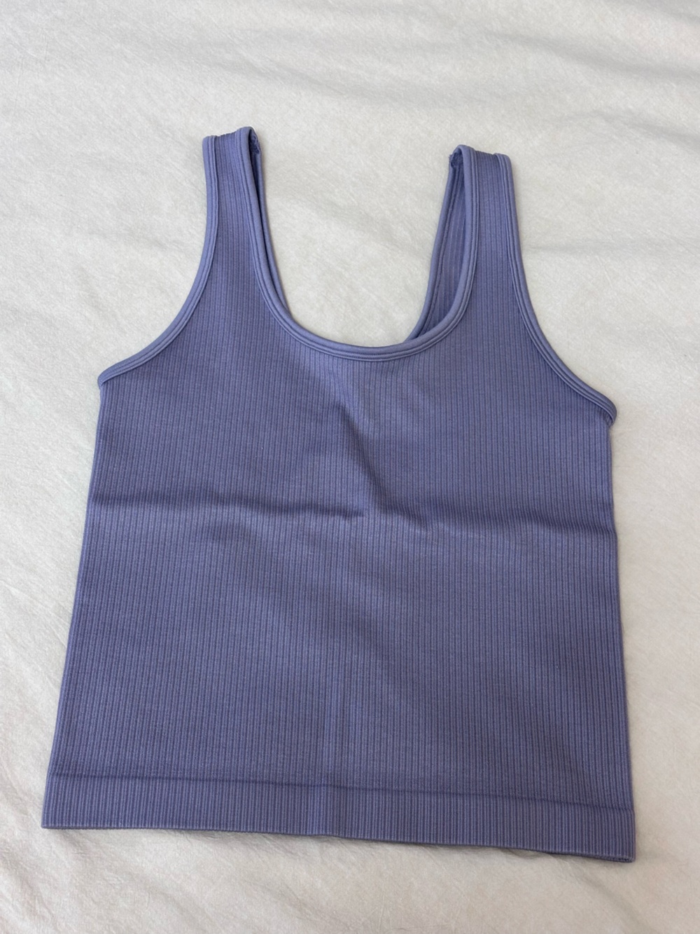 Target Ribbed Bandeau Tank - Lavender Blue